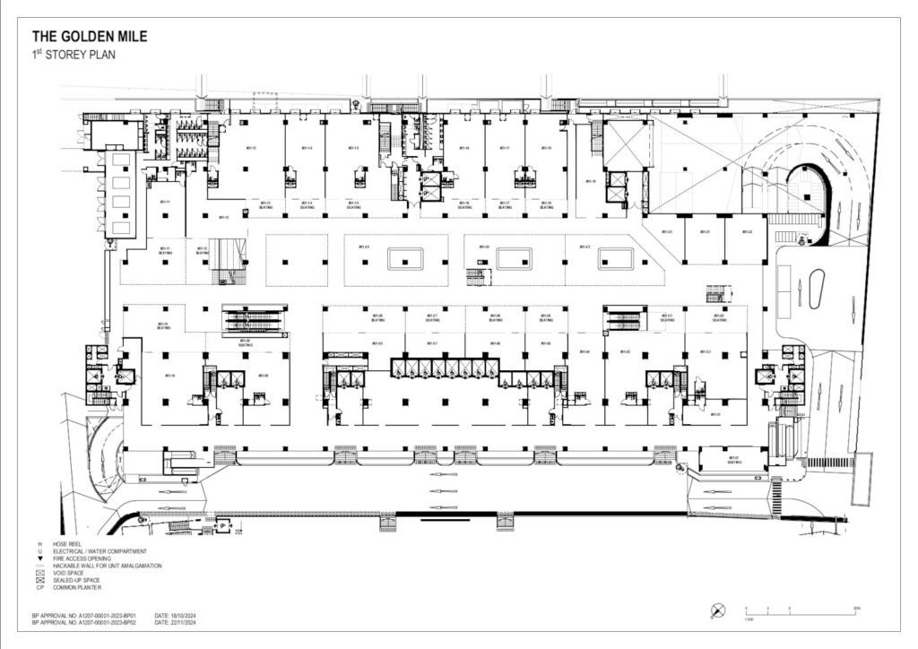 The Golden Mile #1 retail Floor Plan
